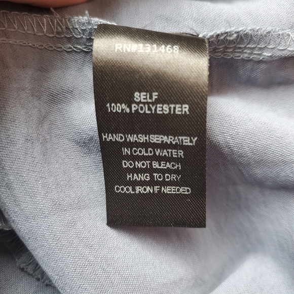 Vici Light Blue V-Neck‎ Tunic Boxy Fit Dress Size Xs - Picture 5 of 8